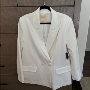 Velvet by Jenny Graham White Blazer